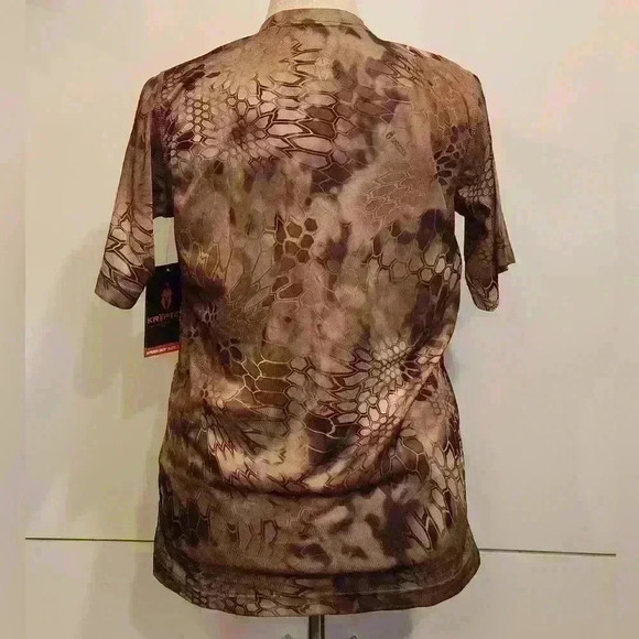 Men Kryptek Camo Short Sleeve Hyperion Crew w/ Logo Highlander Size M - Picture 3 of 9